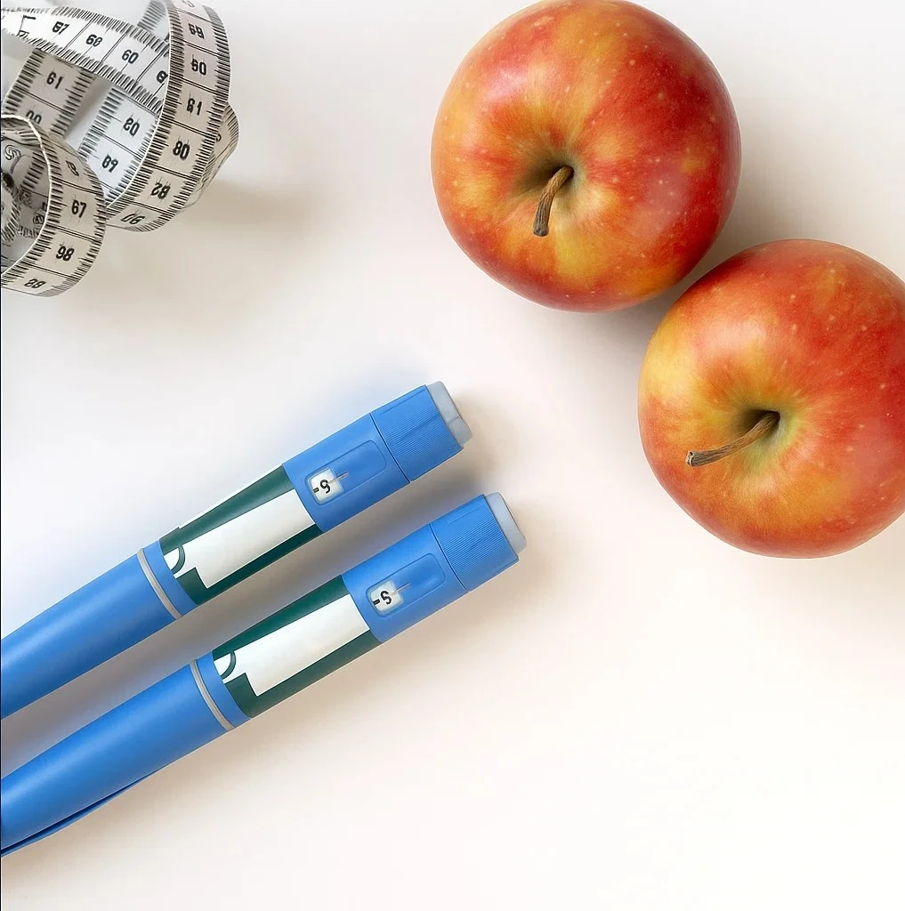 Healthy lifestyle with fruits and wellness tools